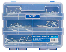 NKT Fasteners øskner, skrue- og vinkelkroge 70 stk.